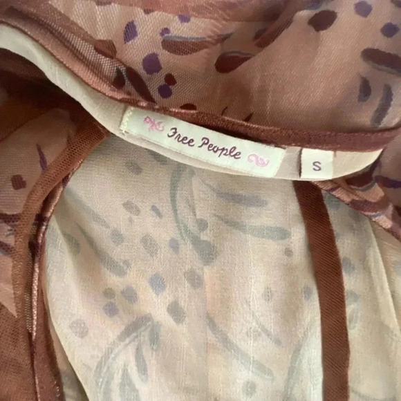 Free People Women’s Layered Lace Sleeveless Backless Halter Mini Dress Small EUC - Picture 8 of 15